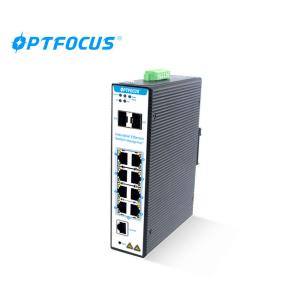 SFP Managed Gigabit Ethernet Switch 2port 100 / 1000M Automatically Support IGMP