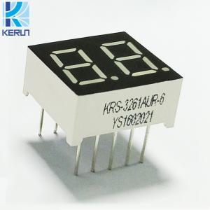 China 0.36 Inch 2 Digit LED Digital Number Display Red Color High Brightness on sale