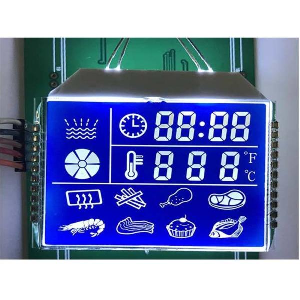 Quality Customized Monochrome Seven Segment LCD Display TN HTN STN for sale