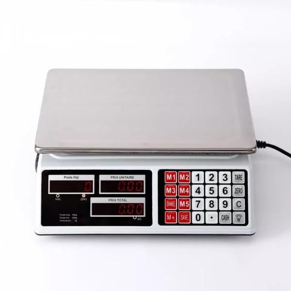 Quality Digital Buttons High Precision Electronic Balance 30kg 40kg Computing Scale for sale
