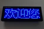 LED name badge-USB Rechargeable led moving message display scrolling message-LED
