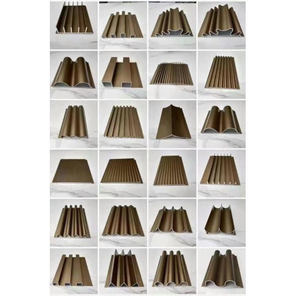 Matte Anodized Silver Aluminum Slatwall Exhibition Wall Extruded Aluminium Profiles