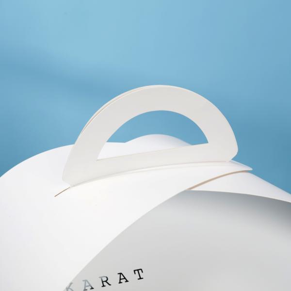 OEM Brand Food Packaging Take Out Paper Box For Convenient Cake Storage Transport