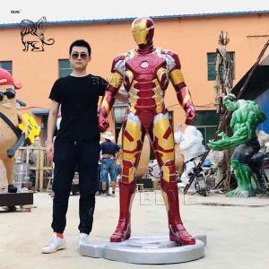 Marvel Avengers Iron Man Sculpture Resin Life Size Mark 43 Statue Home Decoration