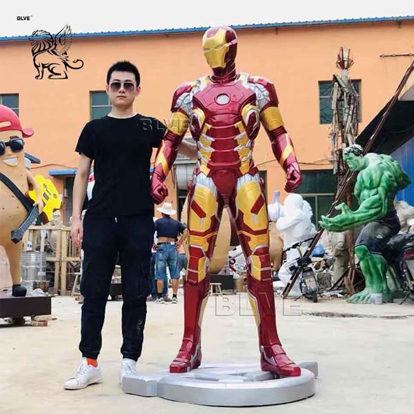 Quality Marvel Avengers Iron Man Sculpture Resin Life Size Mark 43 Statue Home Decoration for sale