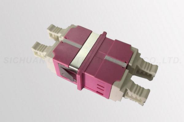 Quality LC DX Multimode Fiber Optic Lc To Sc Adapter Insertion Loss < 0.2 dB for sale