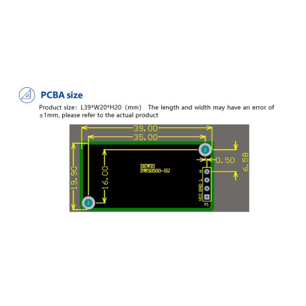 BWS2000S Digital Output High-Precision Dual-Axis Analog Inclinometer Tiltmeter RS485/232/TTL
