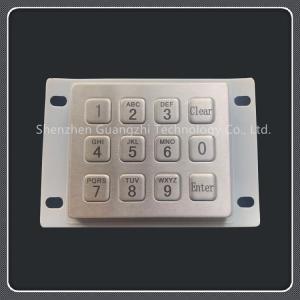 China Simple Installation 12 Key Numeric Keypad With Expandable Interface on sale
