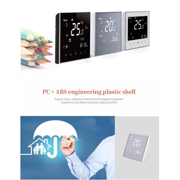 Tuya App Voice Control Smart Wireless Thermostat Timer 3A Floor Heating Wifi Capable Thermostat