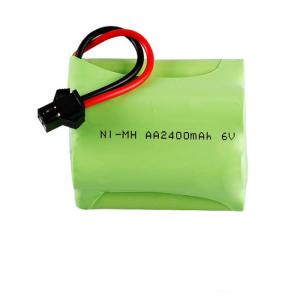 China 5 Cell 6V Nimh Rechargeable Battery Pack 2400mAh Apply To Emergency Light on sale