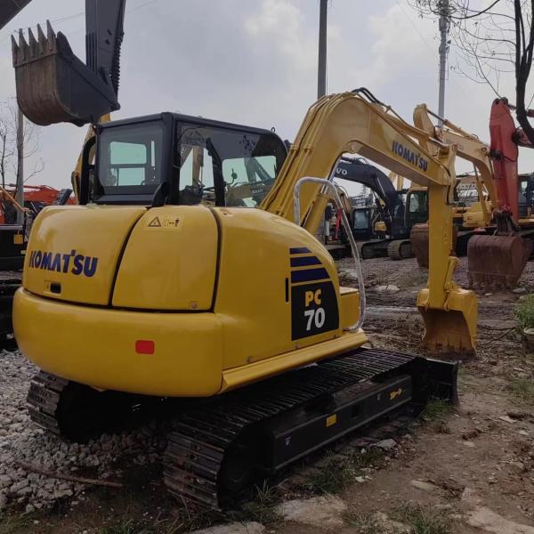 95% Komatsu PC70 8 Used Excavator PC 0.3m3 Bucket Capacity 0-2000 Working Hours