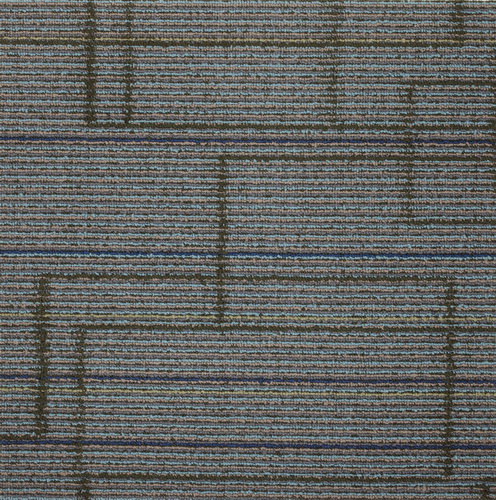 Grey Office Carpet Tiles 100% Universal Nylon Material Multi - Level Loop