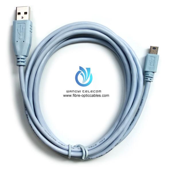 Quality CISCO CAB-CONSOLE-USB Mini USB Console Cable for Cisco 2911 3925 series Routers and 3750X switches data transmission for sale