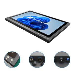 China Black Stainless Steel Waterproof LCD Monitor with Brightness 1000-1500Nits and VESA Wall Mount/Yoke Installation on sale