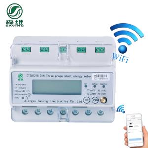 Wholesale Api Programmable Three Phase Prepaid Energy Meter Wifi 3 Phase Din Rail Meter 63a from china suppliers