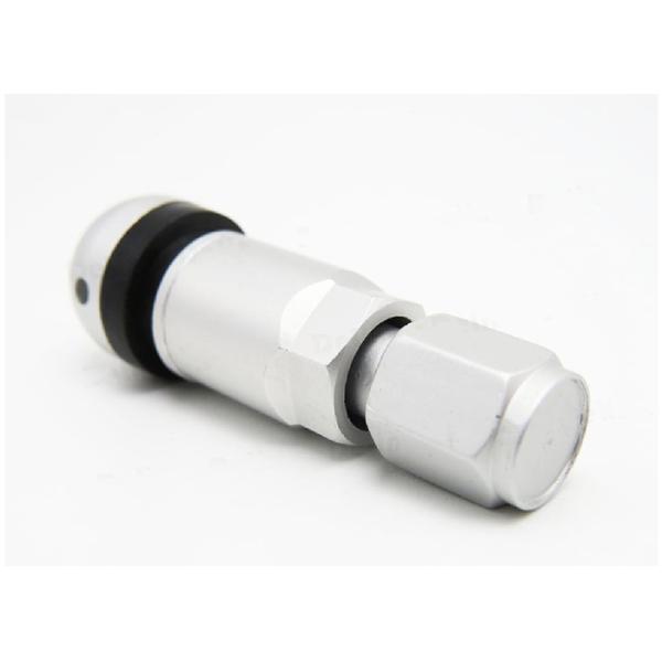 TMPS Tubeless Tire Valve Stem TP503 Aluminum Nut EPDM Grommet Aluminium Cap Clamp In
