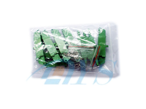 E2000 APC Fiber Channel Channel Adapter In Green , Insertion Loss 0.2dB / 0.3db