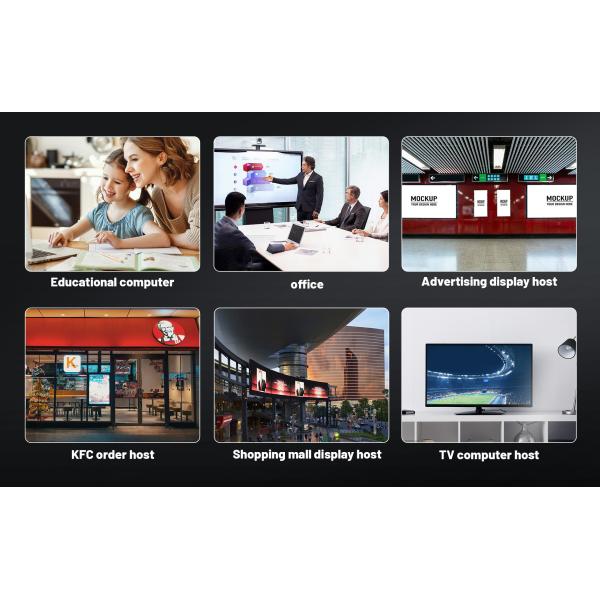 Pentium Silver Intel Celeron Mini PC N4500 N5105 N6005 Dual HDMI Pocket Size