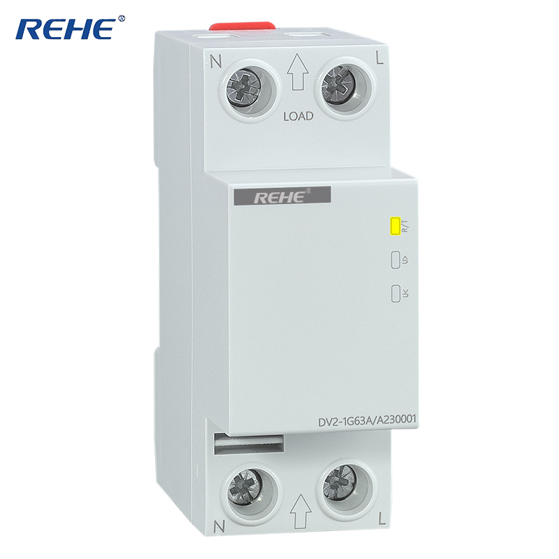DV2-1G63A Programmable Over and Under Voltage Automatic Reset device 63A