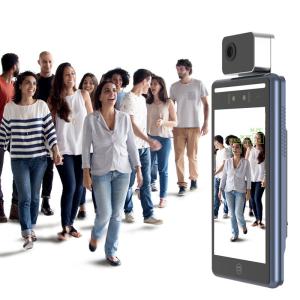 Wholesale 10 inch Face Reader Attendance Machine , Face Recognition Body Temperature Measurement System from china suppliers