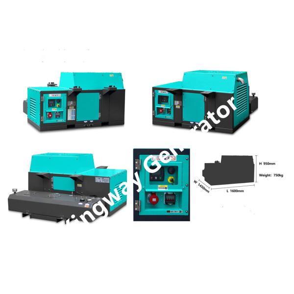 ROHS Certified Underslung Diesel Engine Reefer Genset 15KVA For Refrigerated Truck