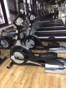 China Stationary Elliptical Gym Machine Self Powered Cross Trainer Magnetic Wheel Spin Bike on sale
