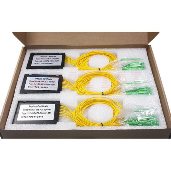 Corning Fiber ABS PLC Splitter Single Mode 1×16 Optic Splitters FTTH