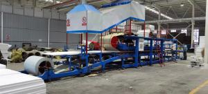 China Heat Insulation Sandwich Panel Production Line For Compound Insulated Roof Panel on sale