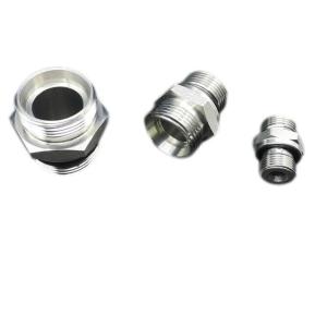 China Pipe Lines Connect Hydraulic Hose Reduced Adapter 1CB 1b 1j Carbon Silver for Excavator on sale