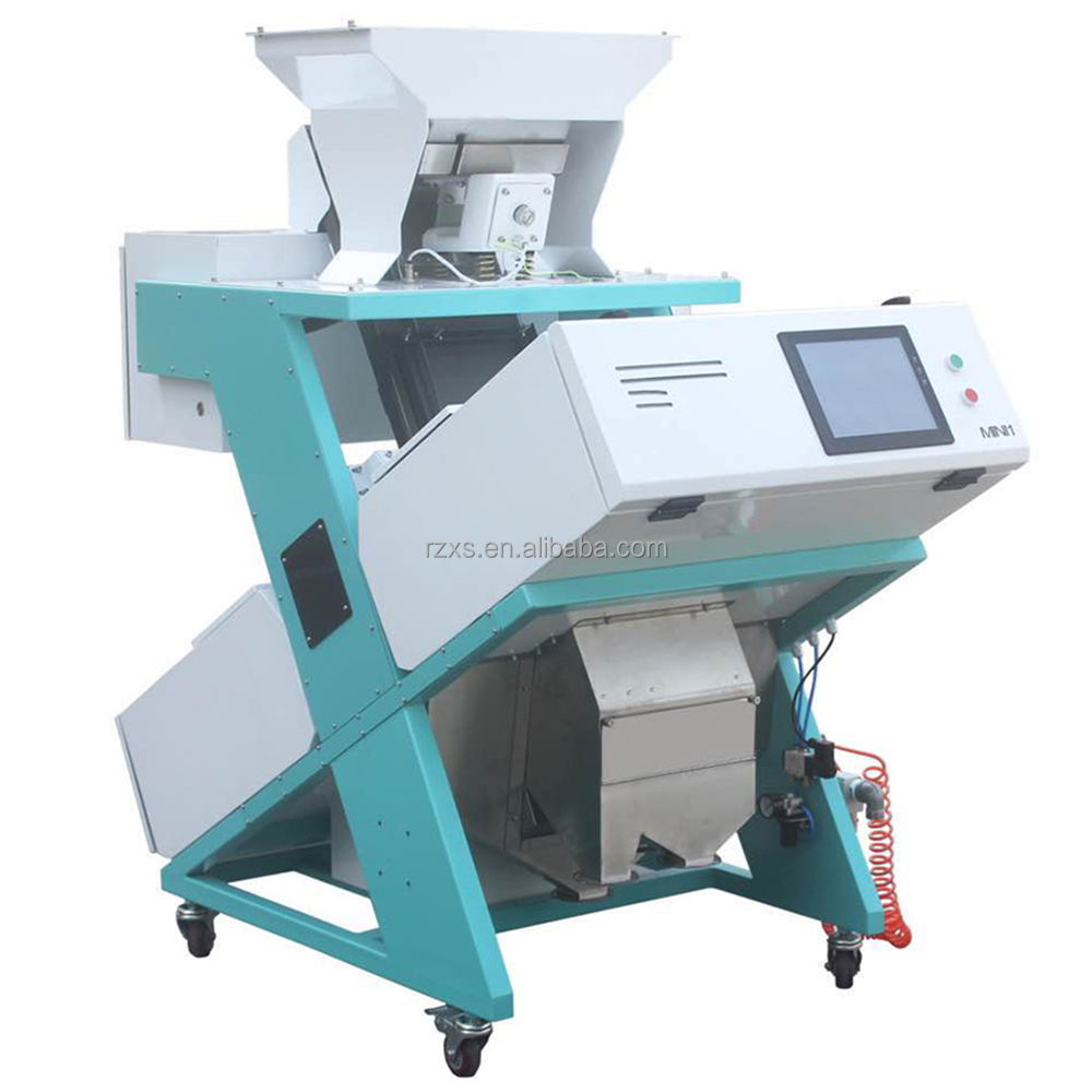 Small CCD Peanut Pulses Color Sorting Machine For RiceCustomizable