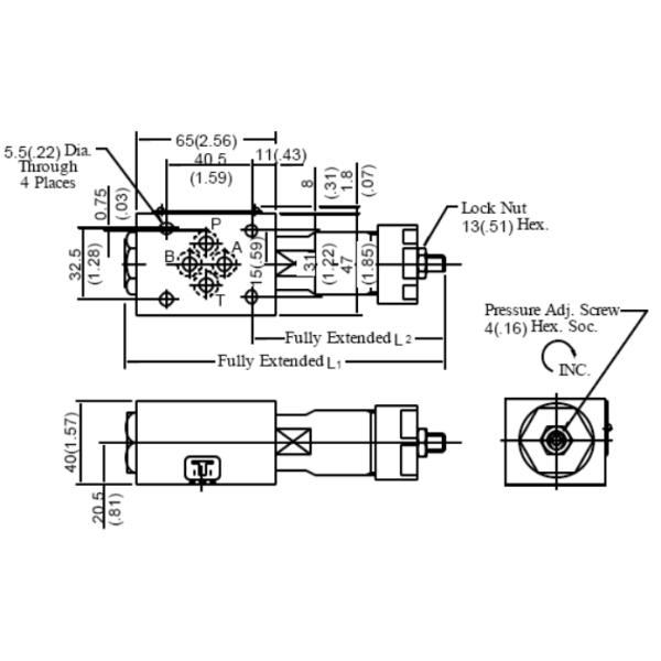 21MPa Relief Modular Valve MBP-01 MBA-01 MBB-01 01 Series Modular Relief Valve