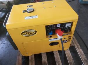 China Custom 7KVA 3 Phase Small Diesel Generators , Small Quiet Diesel Generator on sale