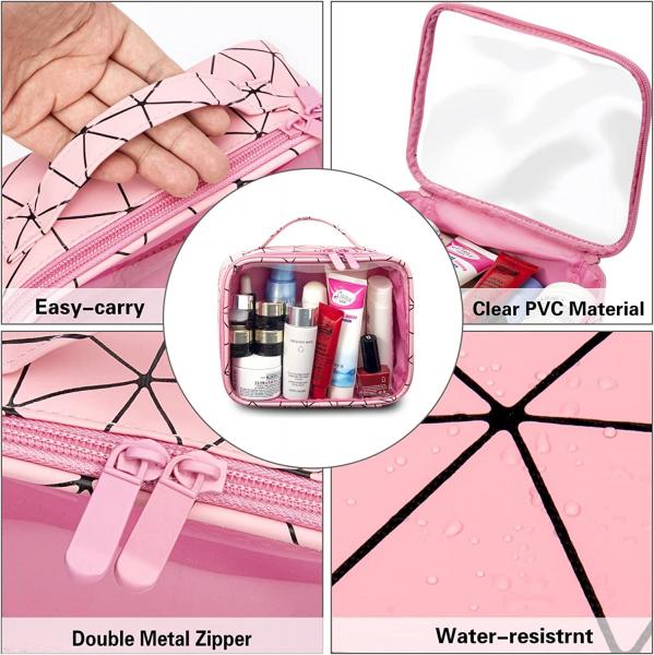 Toiletry Travel Bag Water Resistant Makeup Cosmetic Bag Travel Organizer