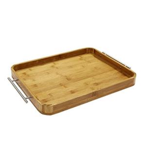 Wholesale Multi functional wooden butlers tray with handles from china suppliers