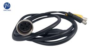 China 4 Pin Rear View Camera To RCA Adapter Cable For Vehicle Backup Camera Monitor on sale