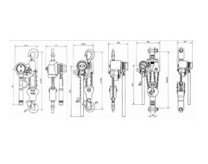 Wholesale Aluminium Alloy Chain Lightweight Hoist Easy Handling Portability from china suppliers