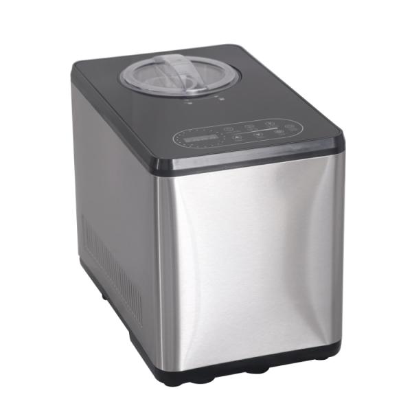 Stainless Steel ICM-15S Commercial Soft Portable Ice Cream Machine with LED Touch Display and Electric Power Source