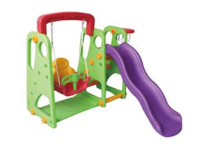 Customized Color Childrens Swings And Slides Non Toxic For 3 - 12 Years Old