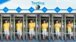 Multi Zones Archway Metal Detector Battery Backup For Airport Security Check