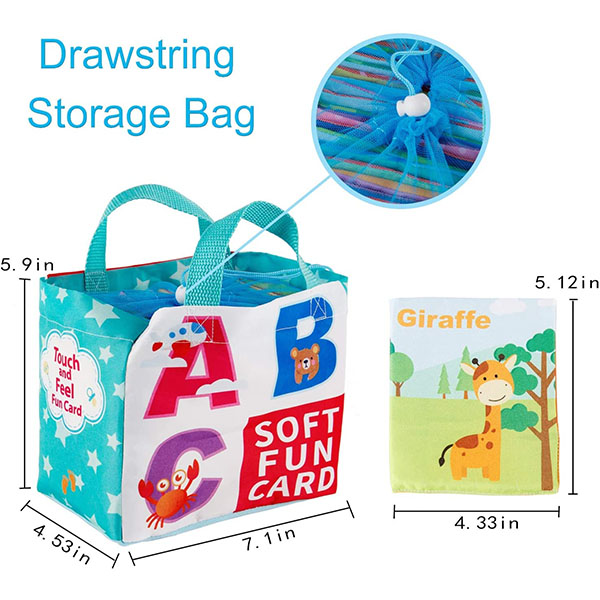 Polyester Early Education Alphabet Soft Books For Infants