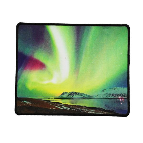 Nature Rubber Fabric Cloth Mouse Pad With Full Color Sublimation Printing