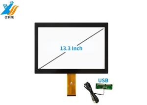 Wholesale 13.3'' Industrial Multi Touch Screen Panel With USB And IIC Interface G+G Structure from china suppliers