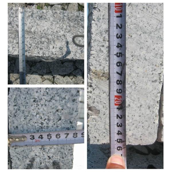 China Cheapst Grey G341 Granite Hammered Finished Kerbstone G341 Granite Tile,Paving,Cube & Kerbstone