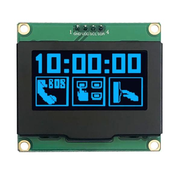 SSD1309 1.54 Inch OLED Screen Blue Bigger PCB Board 128x64 I2C OLED Display