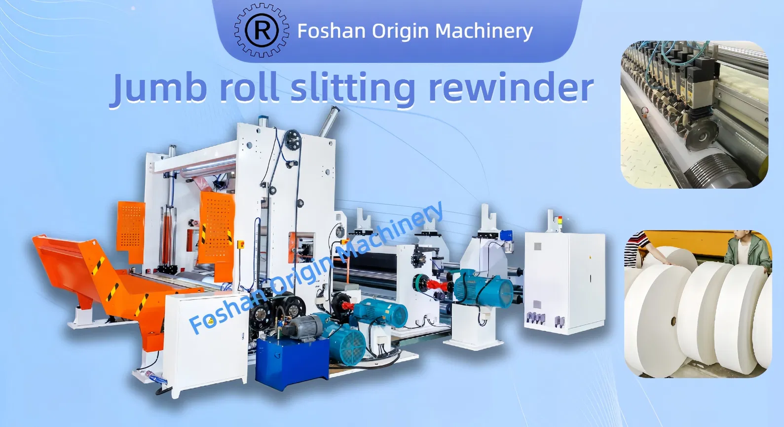 Paper Mill Mother Roll Slitting Rewinder