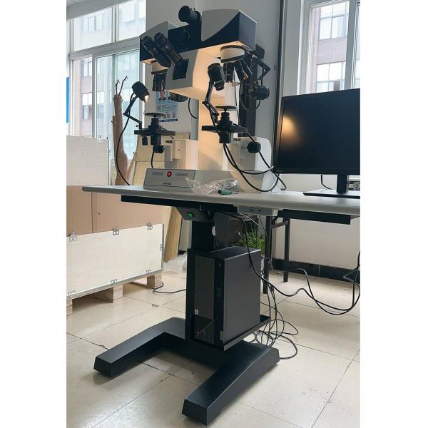 Motorized Digital Forensic Comparison Microscope with High Resolution CCD Camera and LED Illumination for Laboratory Research