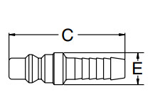 Joining Pipe Lines 24 Bar Pneumatic Quick Coupling