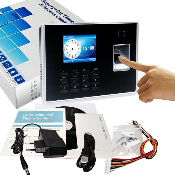 Quality RFID Card Fingerprint Time Attendance Terminal With Thermal Printer for sale