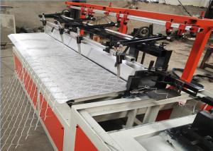 Full Automatic Single Wire Chain Link Mesh Machine , Diamond Mesh Making Machine