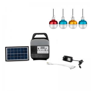 30W Portable Solar Panel Energy System 8000mah Power With FM Radio